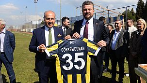 Görkem Duman'dan Bucaspor'a anlamlı ziyaret