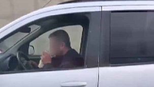 İzmir'de direksiyon başında uçucu madde içen sürücü serbest bırakıldı