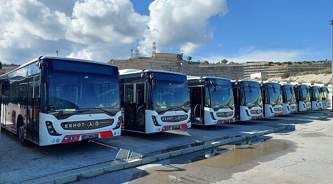 İzmir'de toplu ulaşıma 23 otobüs daha eklendi 