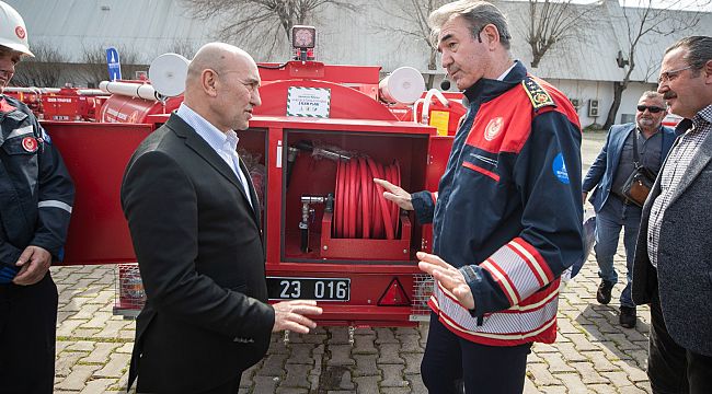 İzmir'in orman köylerine 40 yangın tankeri daha