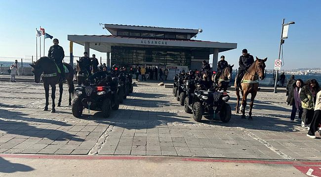 İzmir Kordon özel tedbirlerle emin ellerde