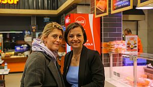 Karabağlar Adayı Helil Kınay'dan esnaf ziyareti