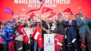 Narlıdere Metrosu görkemli törenle açıldı!