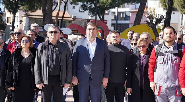 Seferihisar 6 Şubat depreminde hayatını kaybedenleri andı 