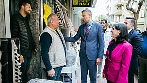 Şehzadeler Adayı Yavuz Kurt, esnafı ziyaret etti