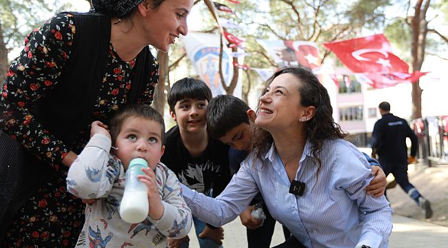 Selçuk'ta Çamlık Parkı çocuklarla buluştu