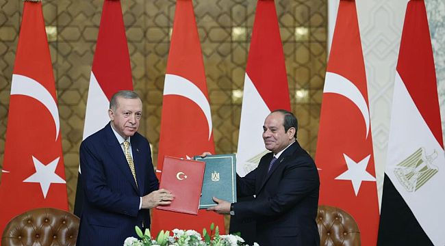  Türkiye ve Mısır arasında ortak bildiri imzalandı
