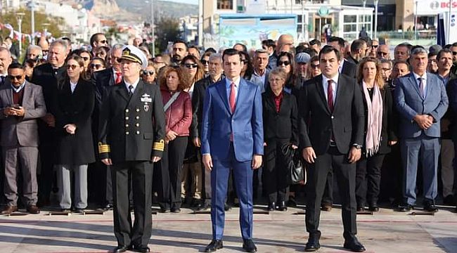 18 Mart Çanakkale Zaferi ve Şehitleri Anma Günü Urla'da kutlandı 