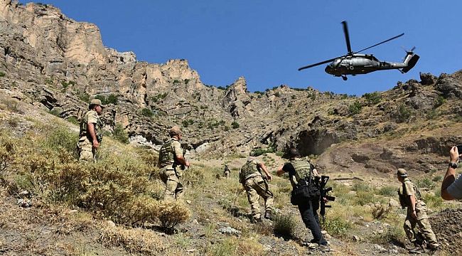 9 ilde terör operasyonu: 59 mağara, sığınak ve barınma alanı imha edildi