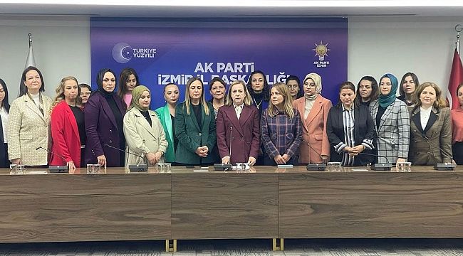 AK Parti İzmir Kadın Kolları'ndan 8 Mart Dünya Kadınlar günü açıklaması
