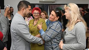 Alevi hemşehrileri başkan Ömer Günel'i bağrına bastı