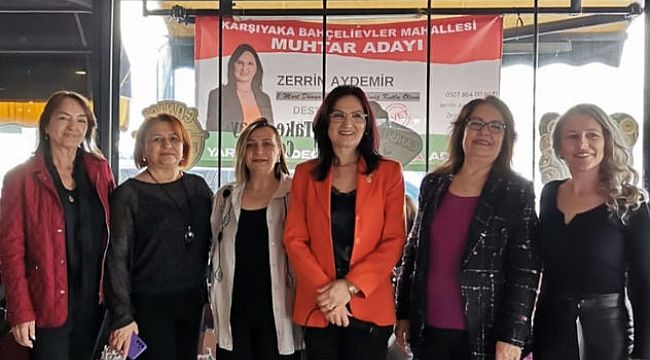 Bahçelievler Muhtar Adayı Aydemir, kadınlarla buluştu