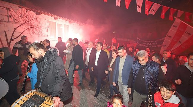 Başkan Kırgöz'e İsmetpaşa Mahallesi'nde coşkulu karşılama