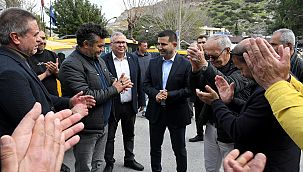 Başkan Ömer Günel otogar esnafı ile projelerini paylaştı