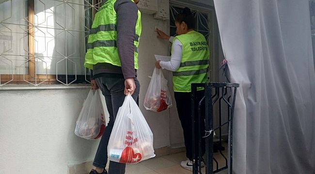 Bayraklı Belediyesi, 13 bin kişiye iftar paketi dağıttı