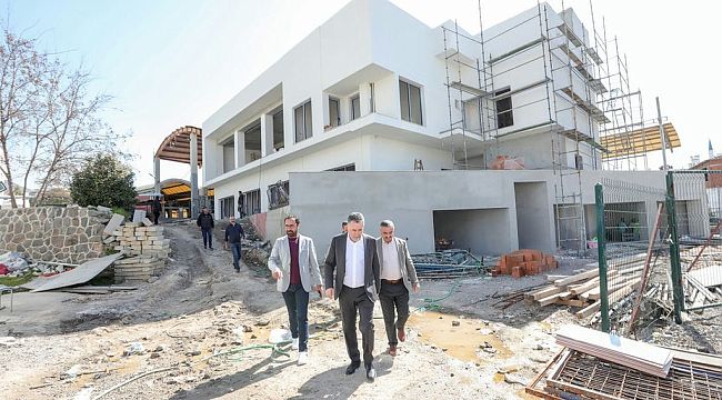 Bayraklı'nın yeni kültür merkezinde sona gelindi