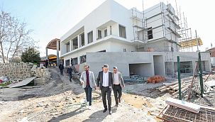 Bayraklı'nın yeni kültür merkezinde sona gelindi