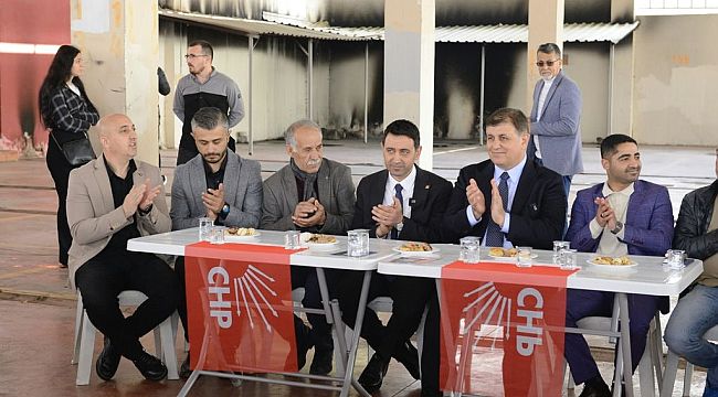 CHP Adayları İrfan Önal ve Cemil Tugay halk buluşmasına katıldı