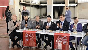 CHP Adayları İrfan Önal ve Cemil Tugay halk buluşmasına katıldı