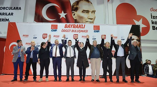 CHP Bayraklı'da örgüt buluşması düzenlendi!