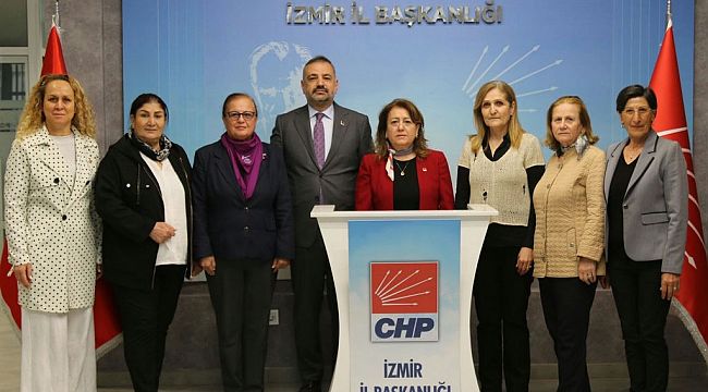 CHP İzmir İl Başkanlığı'ndan 8 Mart Dünya Kadınlar günü mesajı