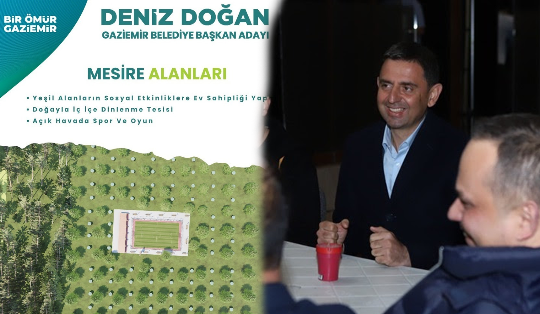 Deniz Doğan, "Yeşil alanlar bir şehrin kalbidir"