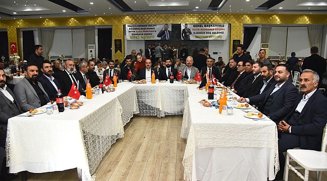 Menemen'de, Sipki-Der'den Cumhur İttifakı'na tam destek