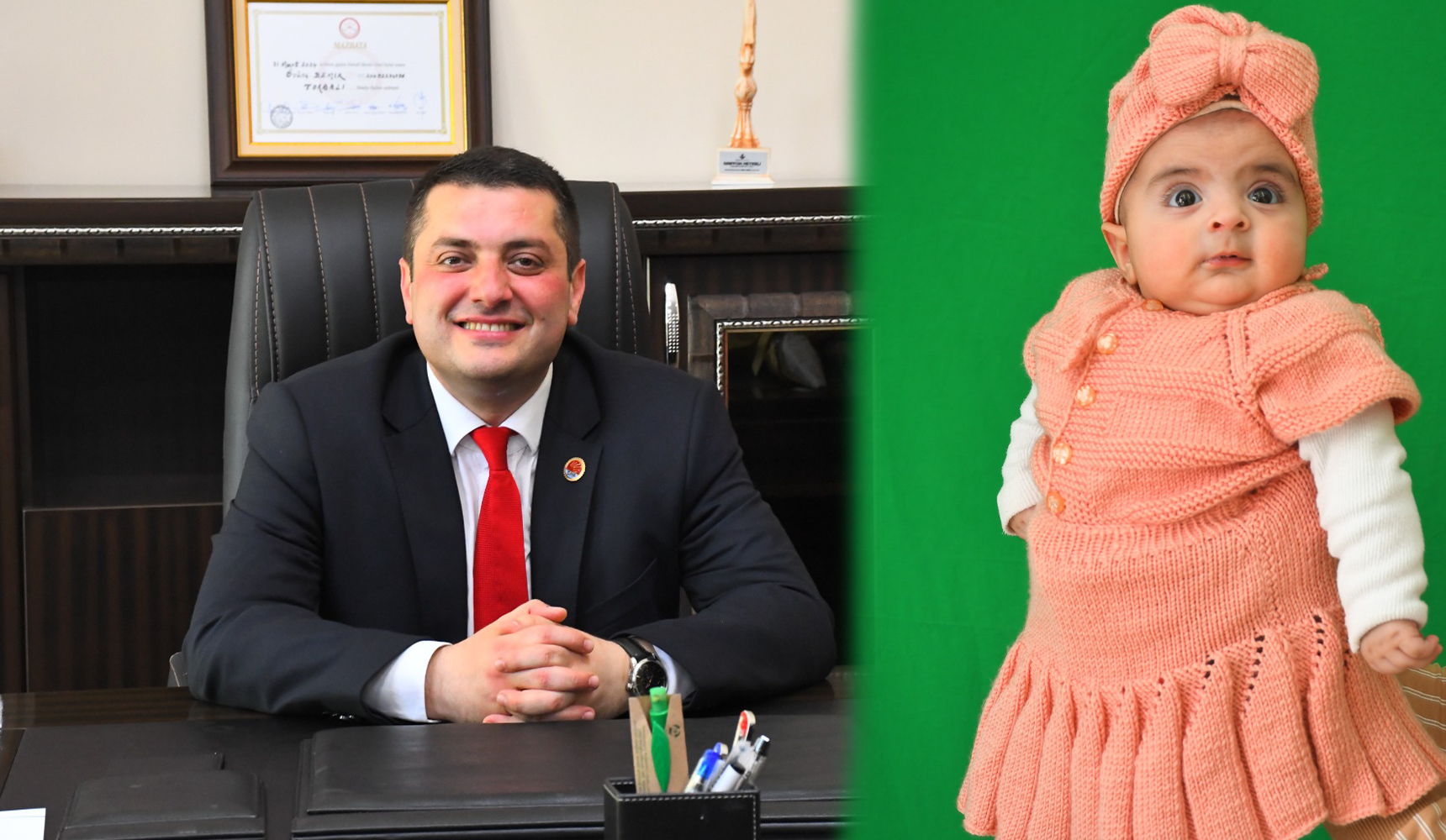 Başkan Demir tebrik çiçeği yerine SMA'lı İkbal'e destek istedi