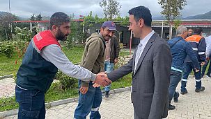 Başkan Önal, haftanın ilk mesaisine şantiyelerden başladı