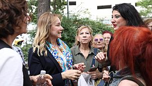 Göztepe sakinlerinden Başkan Mutlu'ya sevgi seli