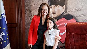 Karşıyaka'nın çocuk başkanı park ve barınak istedi!  