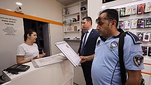 Konak zabıtasından ruhsat ve kaldırım işgaline sıkı denetim