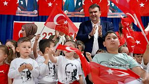 Seferihisar'da 23 Nisan coşkusu başladı