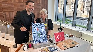 Ünlü ses sanatçısı ismail Özkan, Reyhan Özgür'ü ziyaret etti