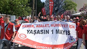 Başkan Eşki işçilerle yürüdü