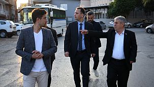 Başkan Eşki sabah mesaisinde