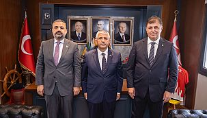 Başkan Tugay'dan MHP'ye ziyaret