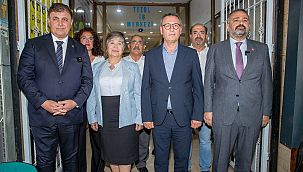 Başkan Tugay'dan son ziyaret DEM Parti'ye