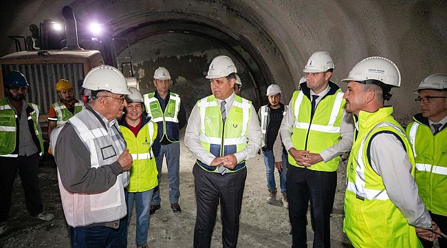 Buca-Bornova Tüneli'nde kazıların yüzde 70'i tamamlandı