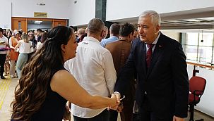 Başkan Türkmen, belediye personeli ile bayramlaştı