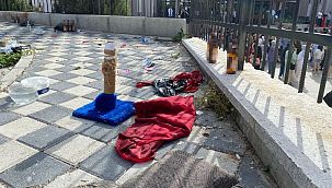 Buca'da okul çevresinde utanç görüntüler