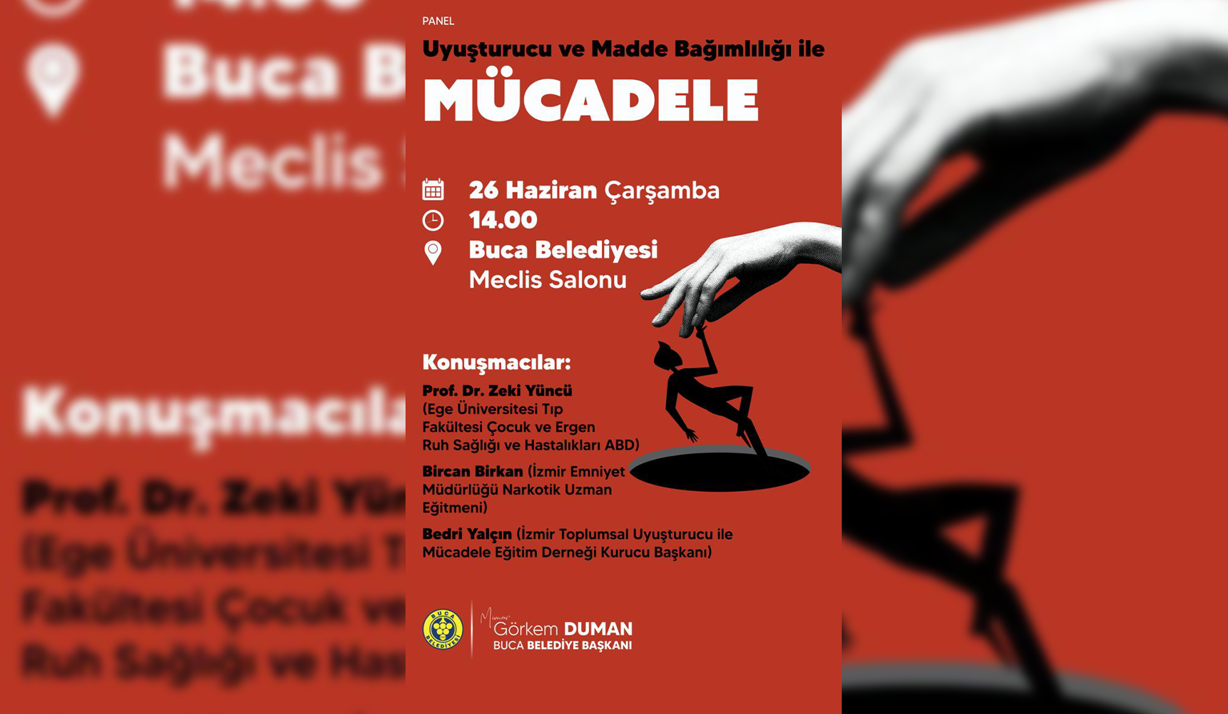 Buca'da uyuşturucu ile mücadele paneli