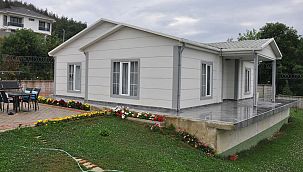 Müstakil prefabrik evlere yoğun talep var 