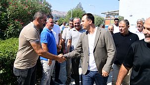 Başkan Eşki'den Ayakkabıcılar Sitesi'ne ziyaret