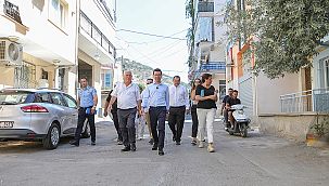 Başkan Önal, sorunları yerinde tespit ediyor