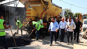 Başkan Turan onarım çalışmalarını sahada inceledi