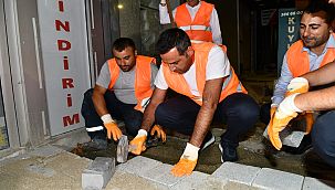 Başkan Yıldız'dan Gece Mesaisi