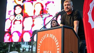 Buca'da 35 can için duygusal anma töreni