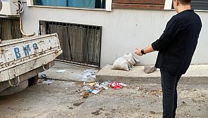 Buca'nın sokakları çöplüğe döndü