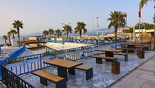 Güzelbahçe Belediyesi kent mobilyaları, ilçede kullanılmaya başlandı